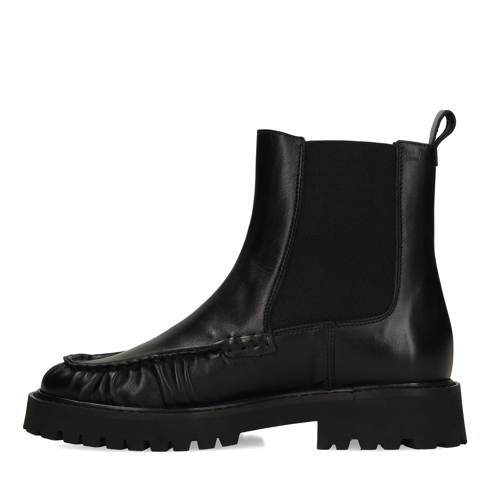 Schwarze Chelsea Boots aus Leder