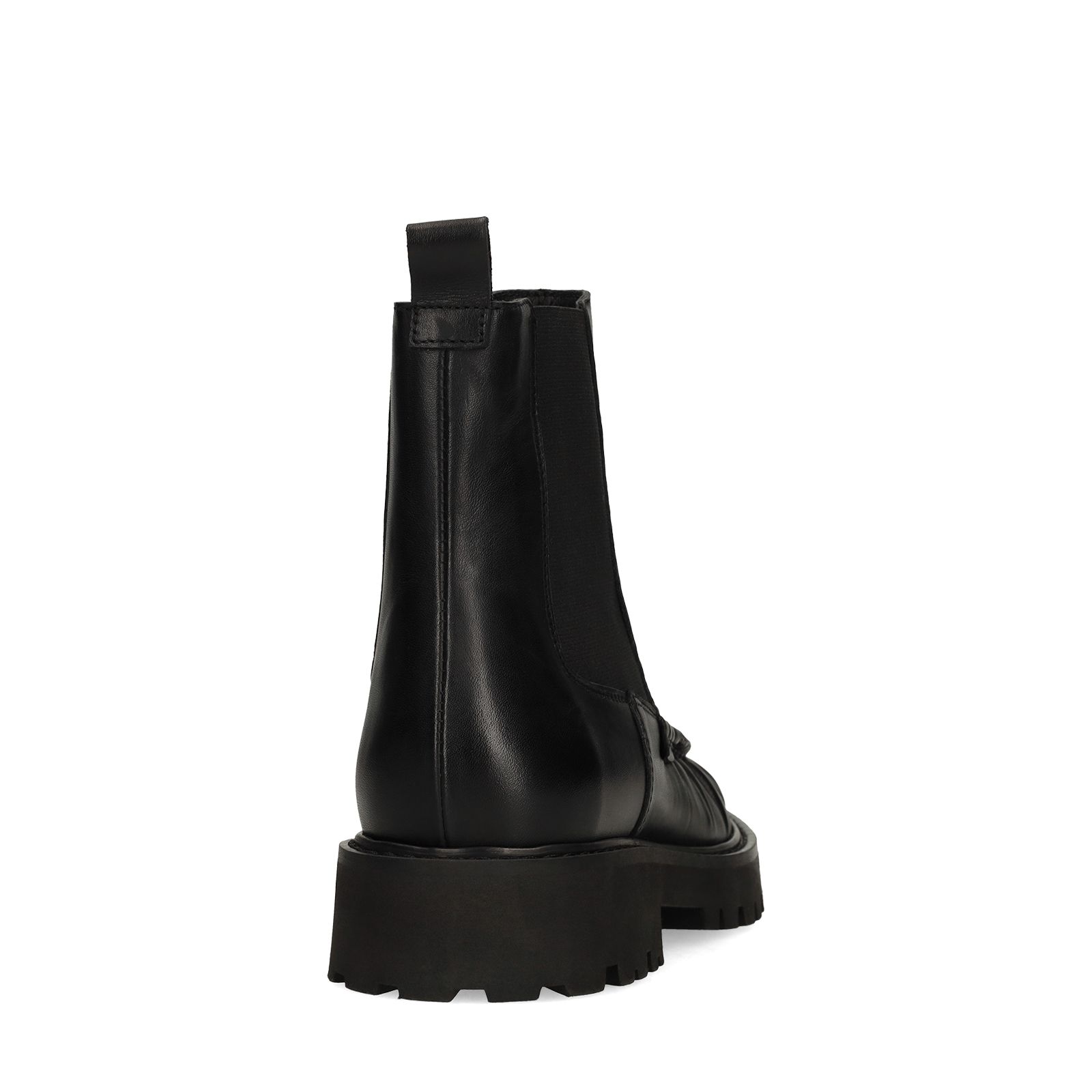 Zwarte leren chelsea boots