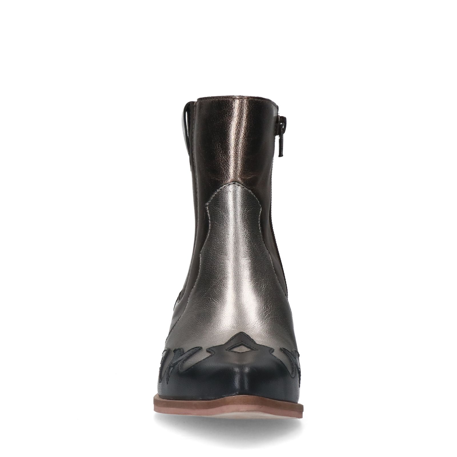 Zwarte metallic cowboy laarzen
