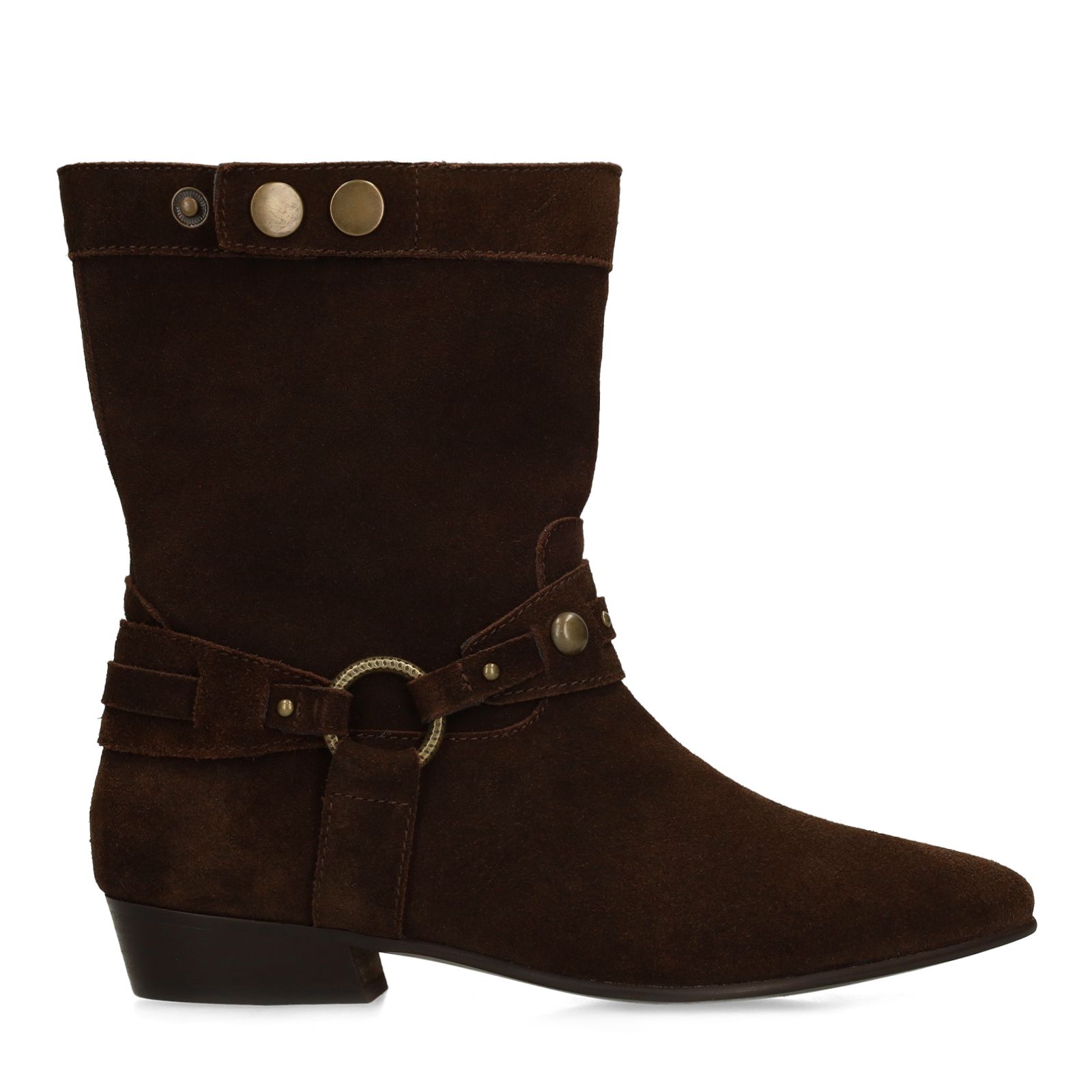 Bruine suède western boots