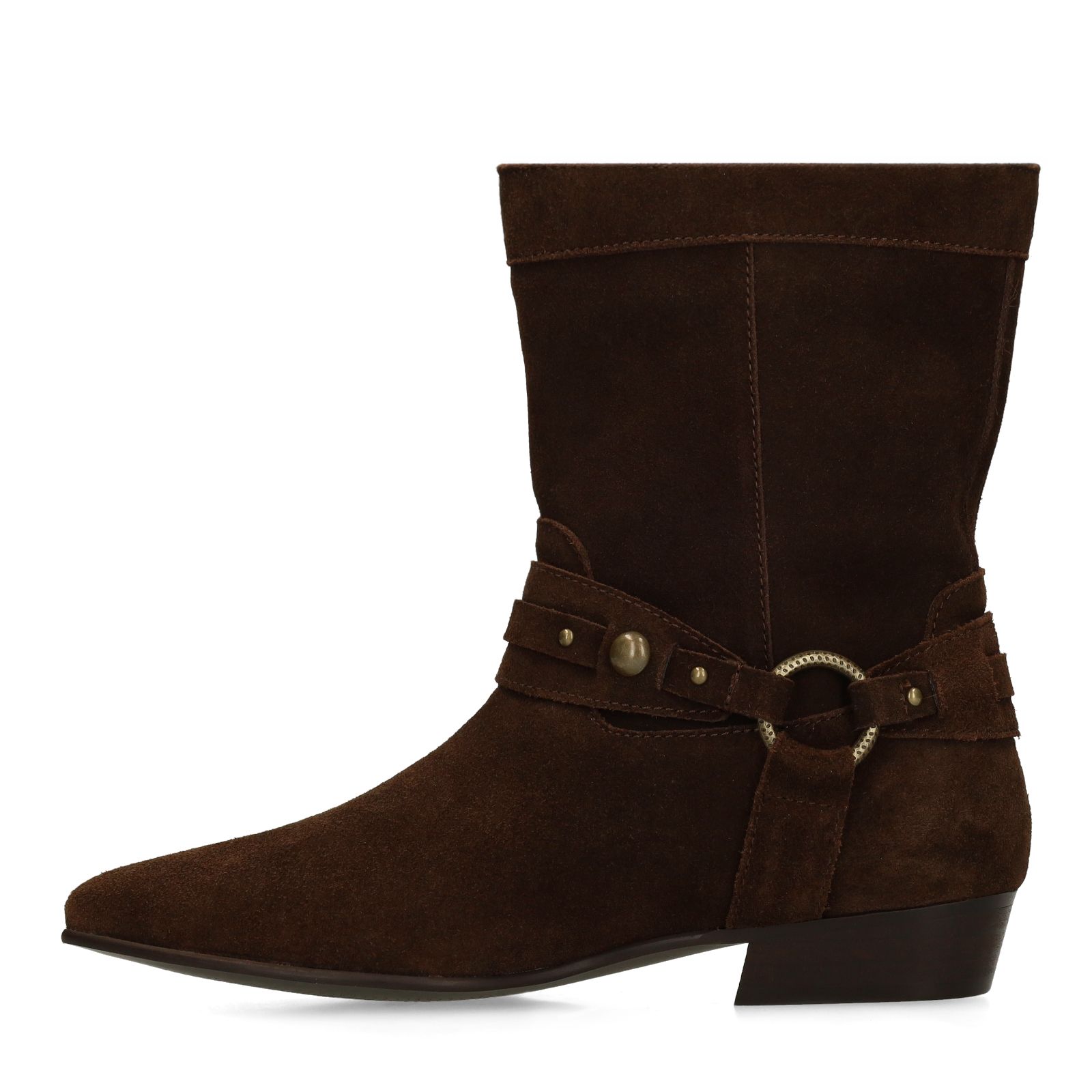 Bruine suède western boots
