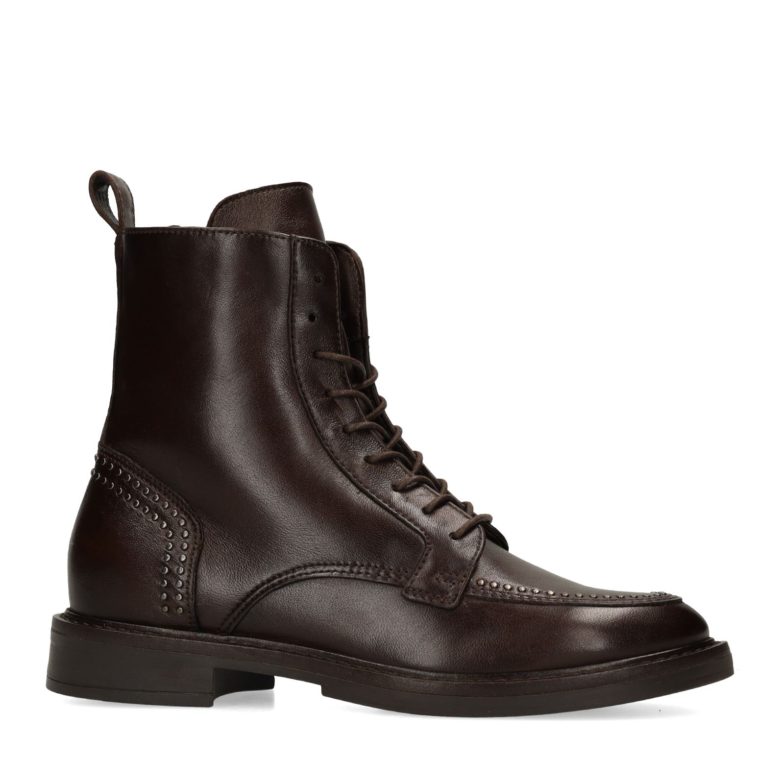 Bruine leren veterboots
