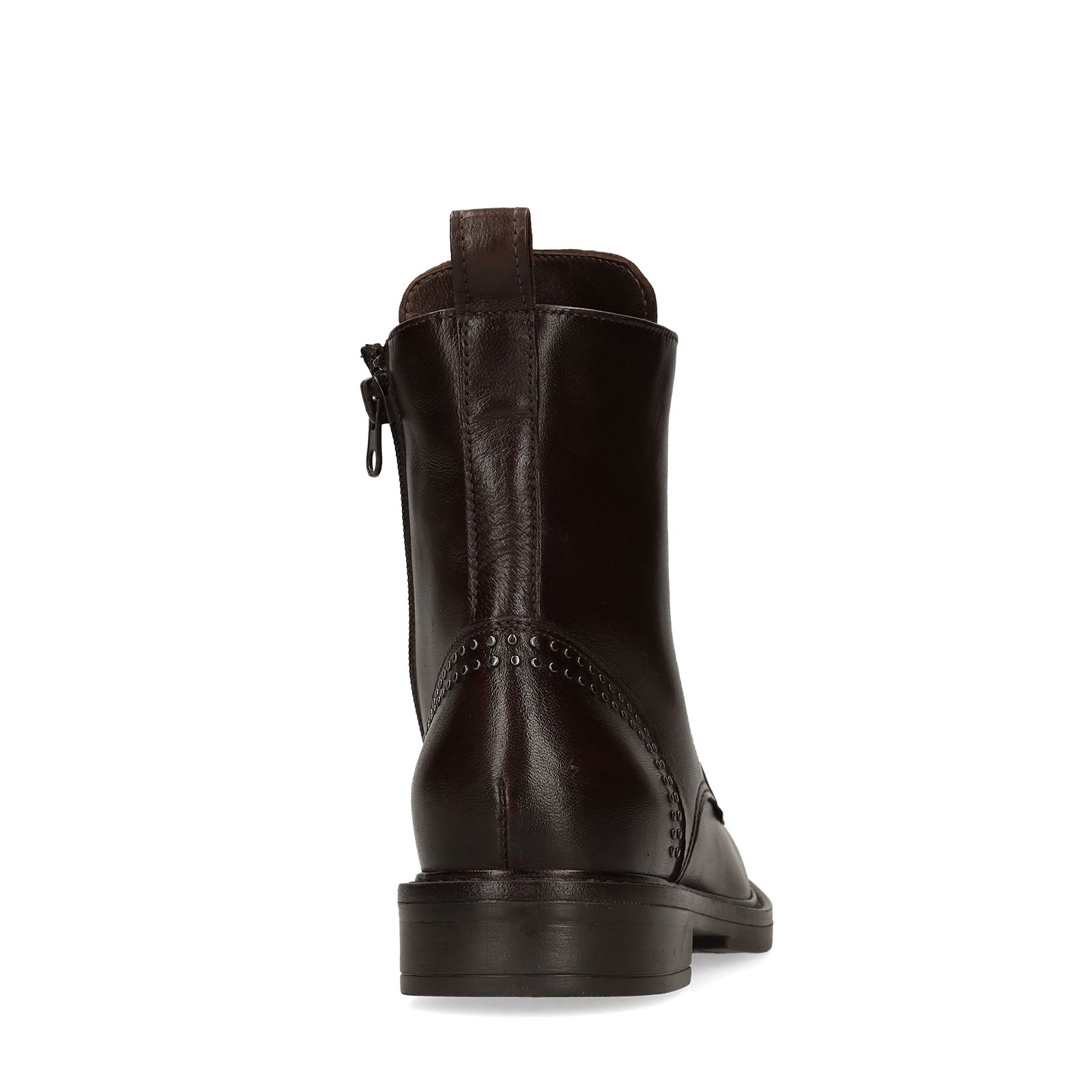 Braune Lederschnürboots