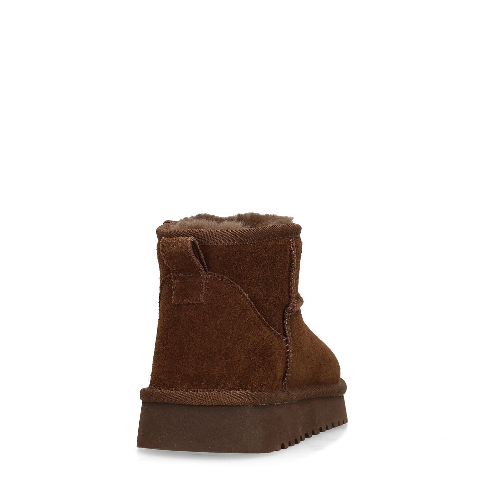 Donkerbruine suède snowboots
