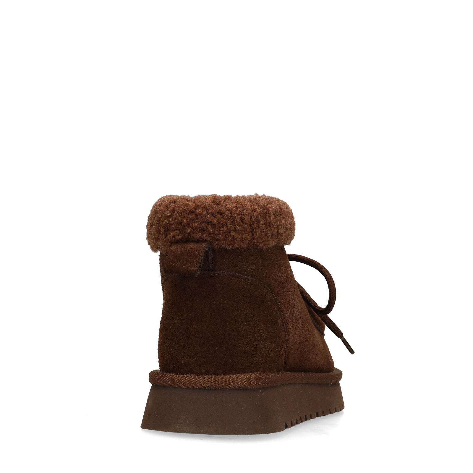 Donkerbruine suède snowboots