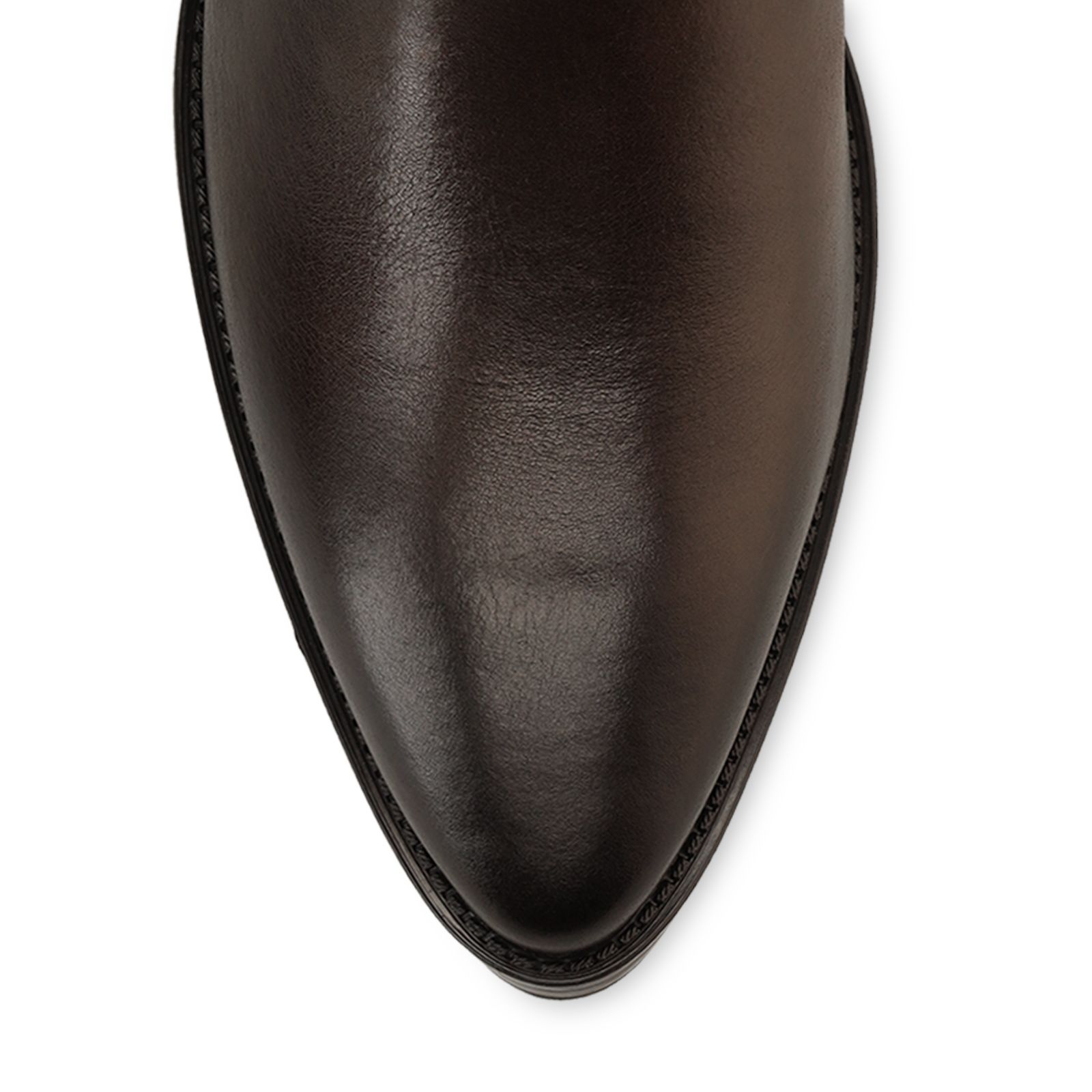 Braune Lederstiefeletten