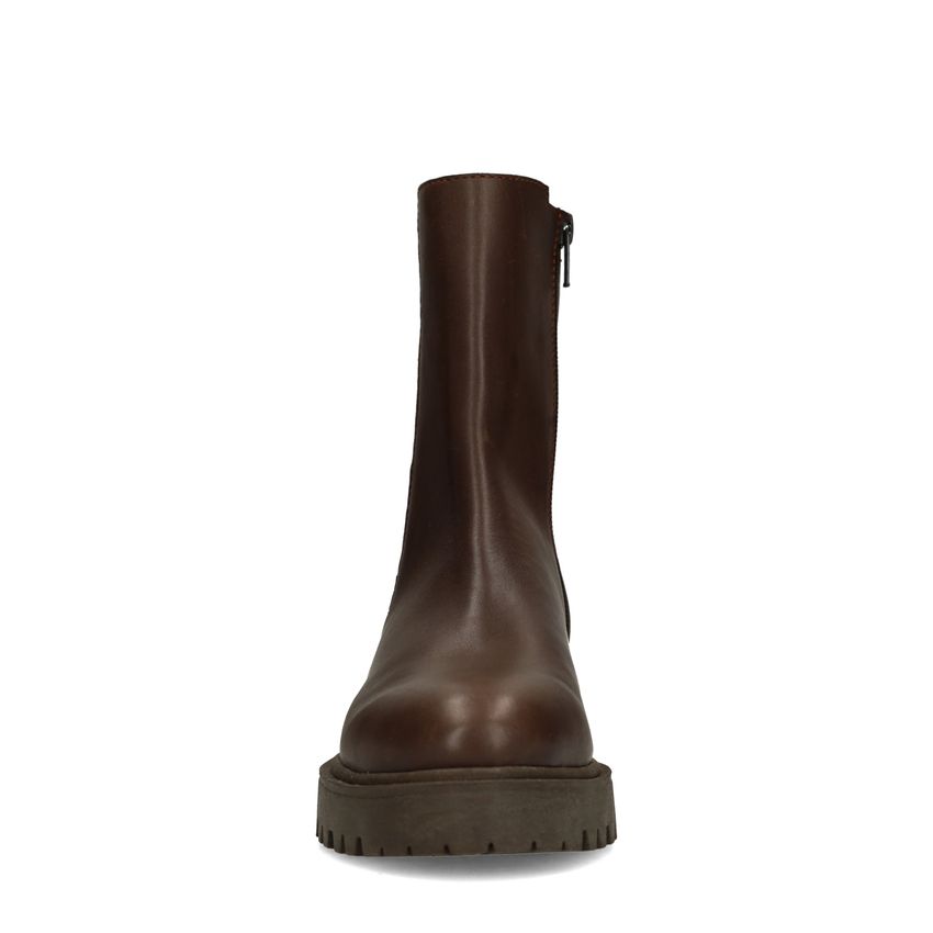Braune Chelsea Boots aus Leder
