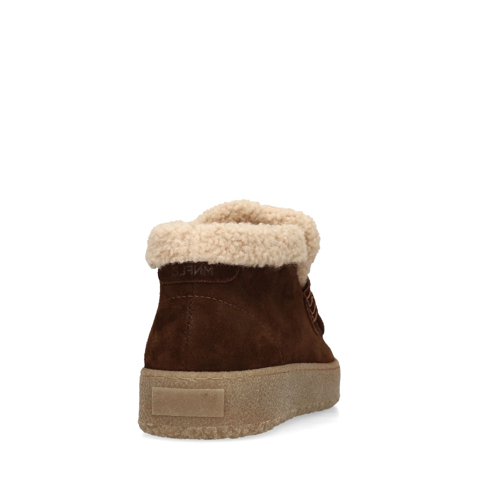 Braune Veloursleder-Boots