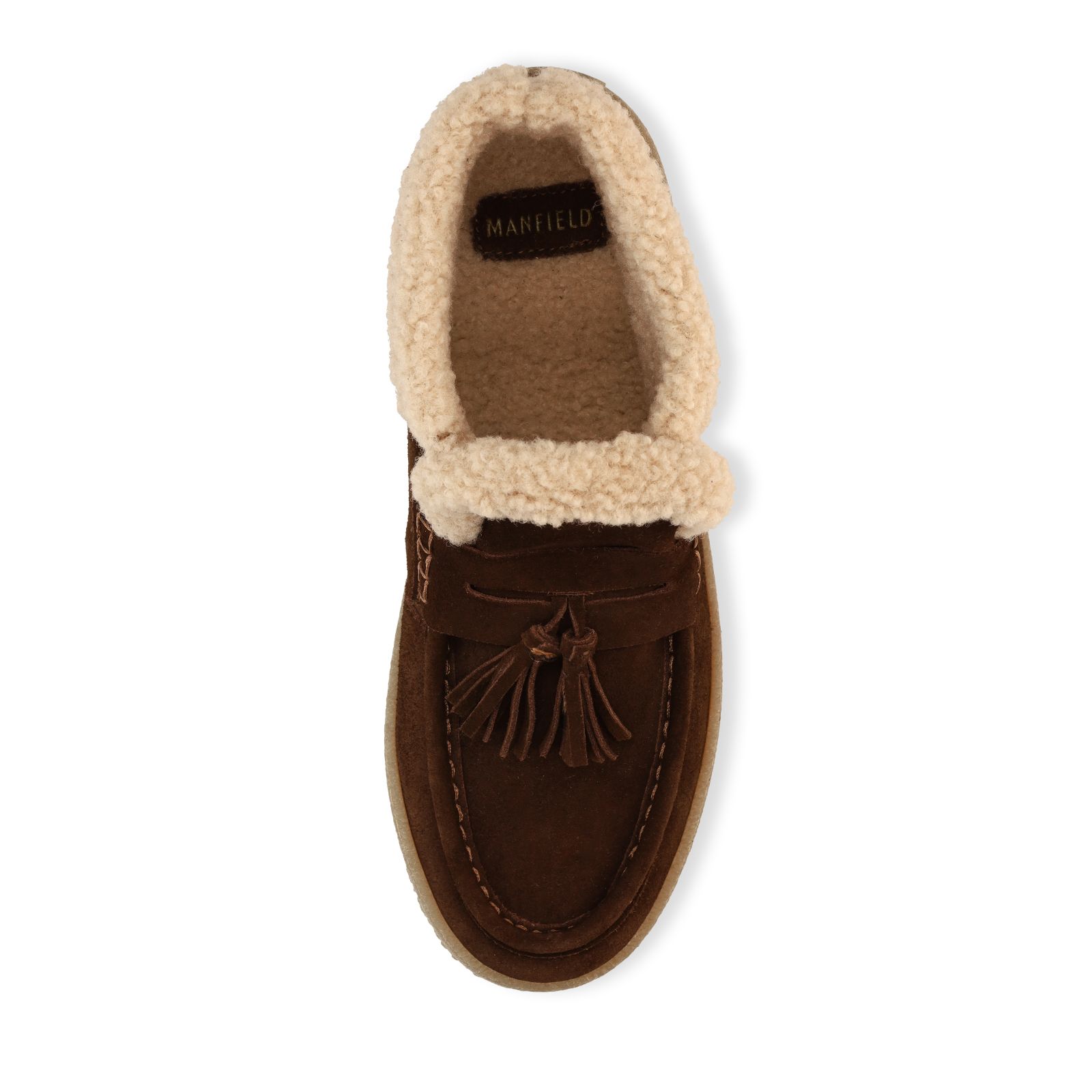 Braune Veloursleder-Boots