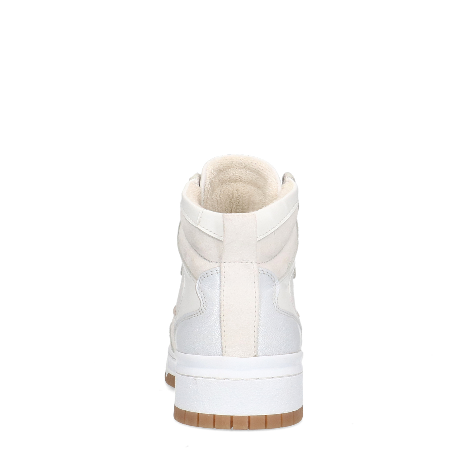 Hoge witte online sneaker