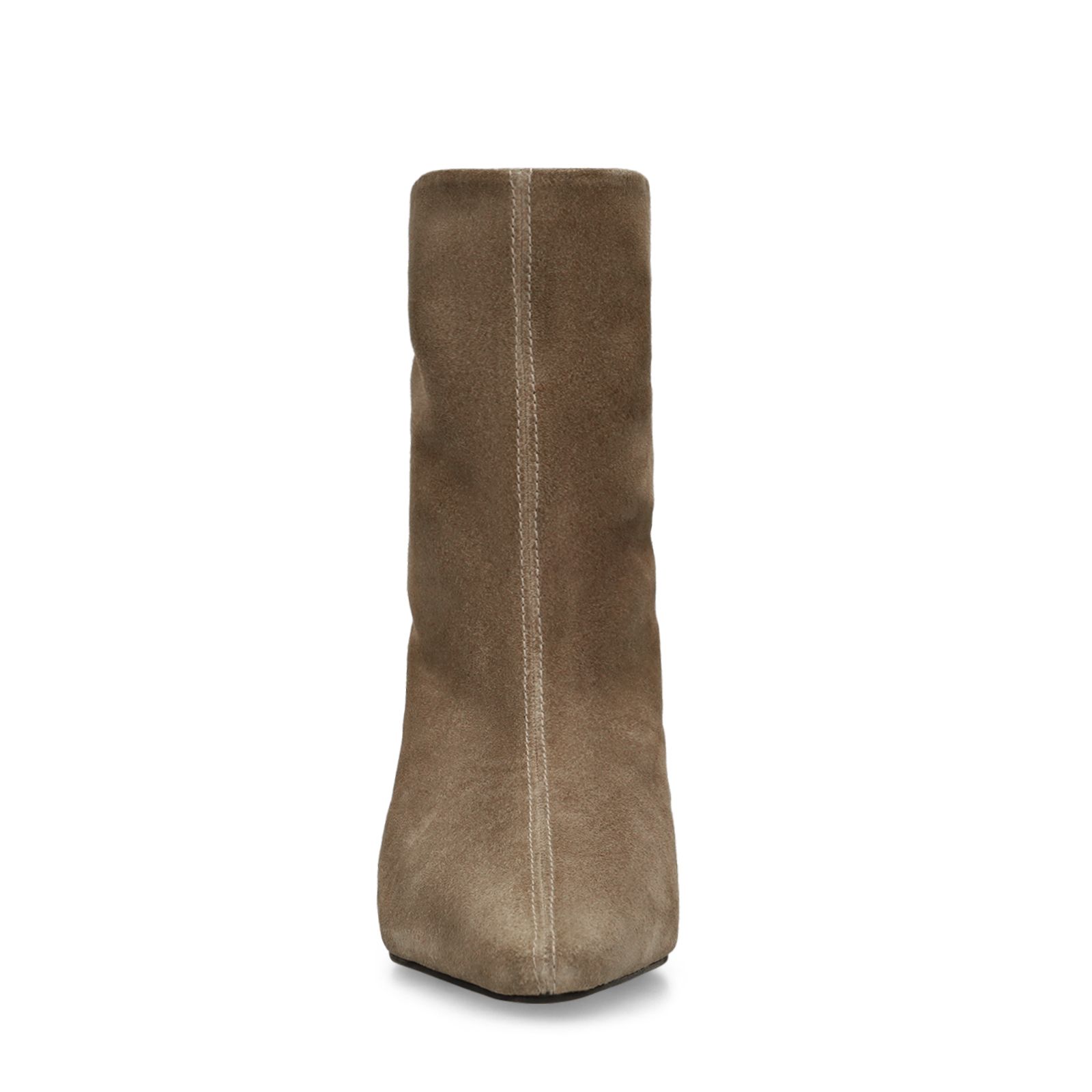 Taupe suède enkellaarsjes