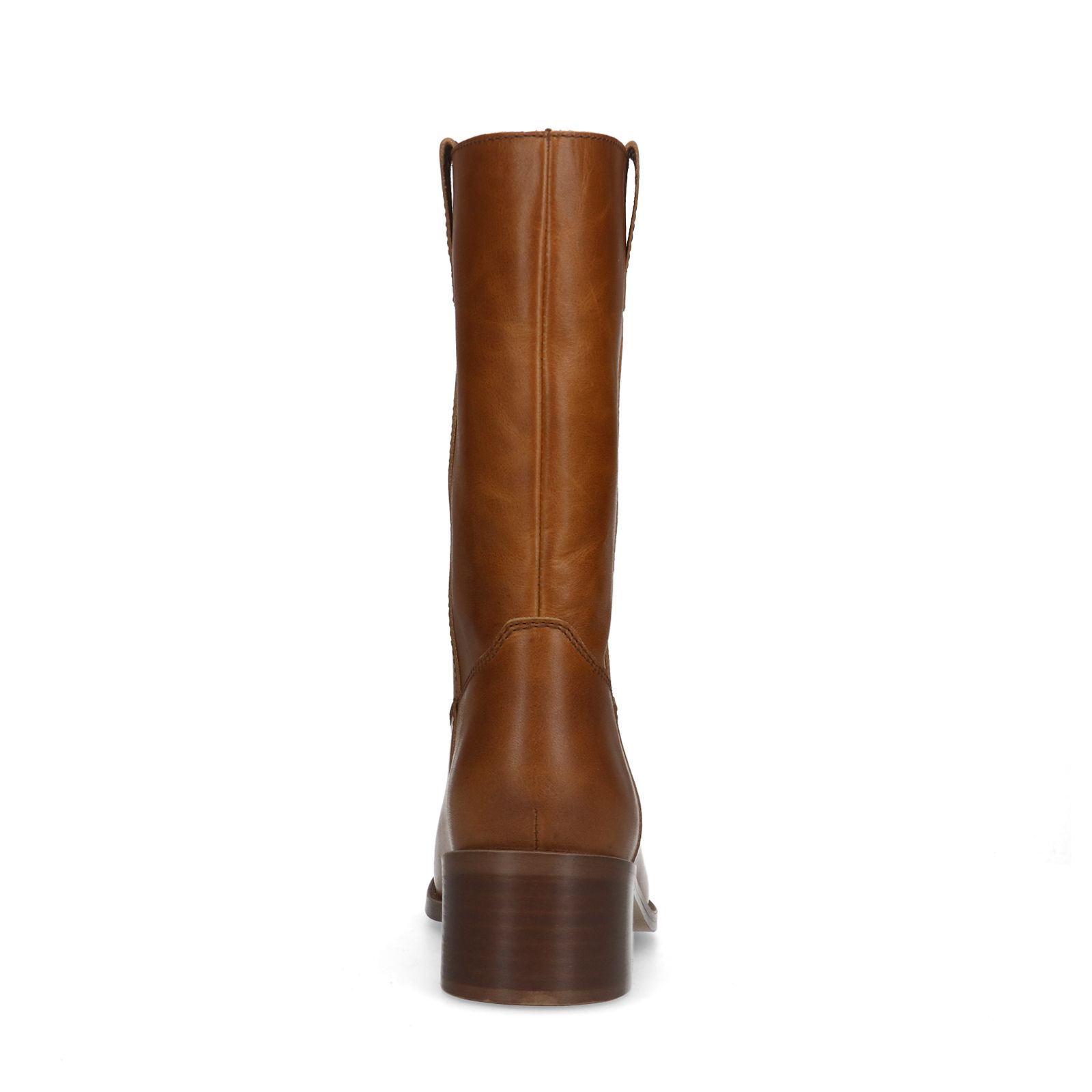 Cognac leren laarsjes