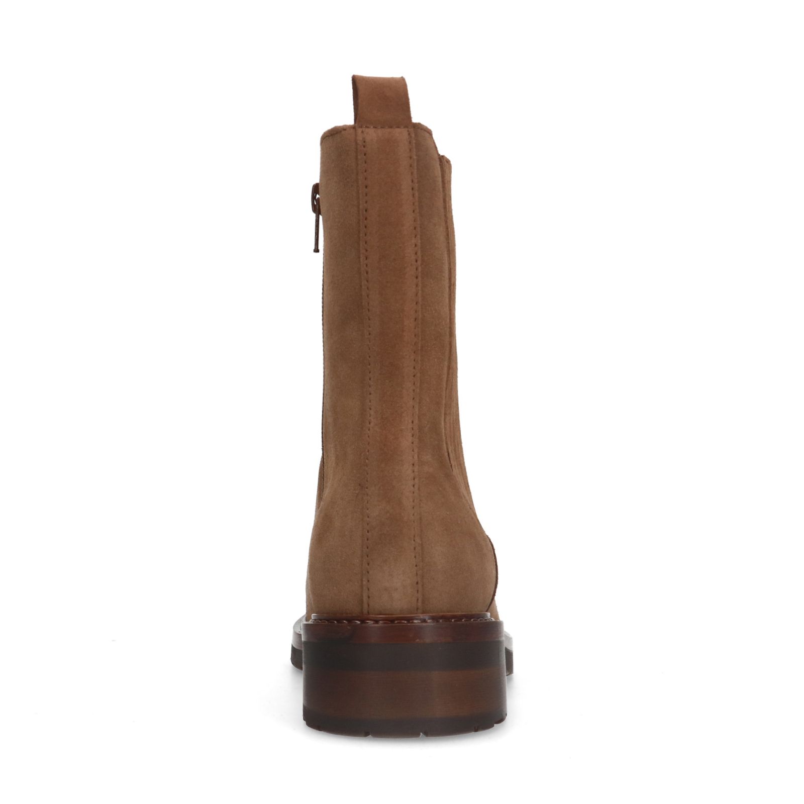 Beige suède chelsea boots