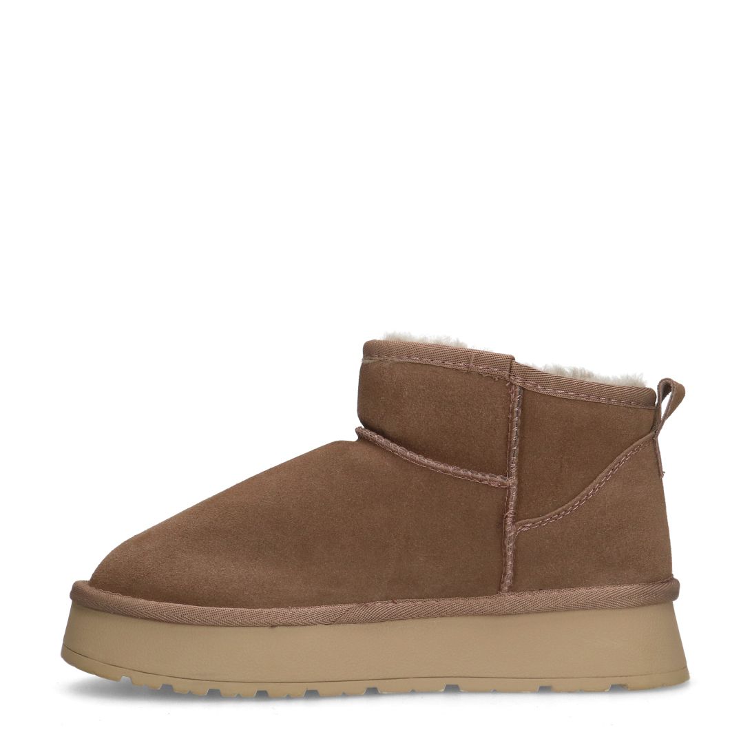 Beige suède snowboots