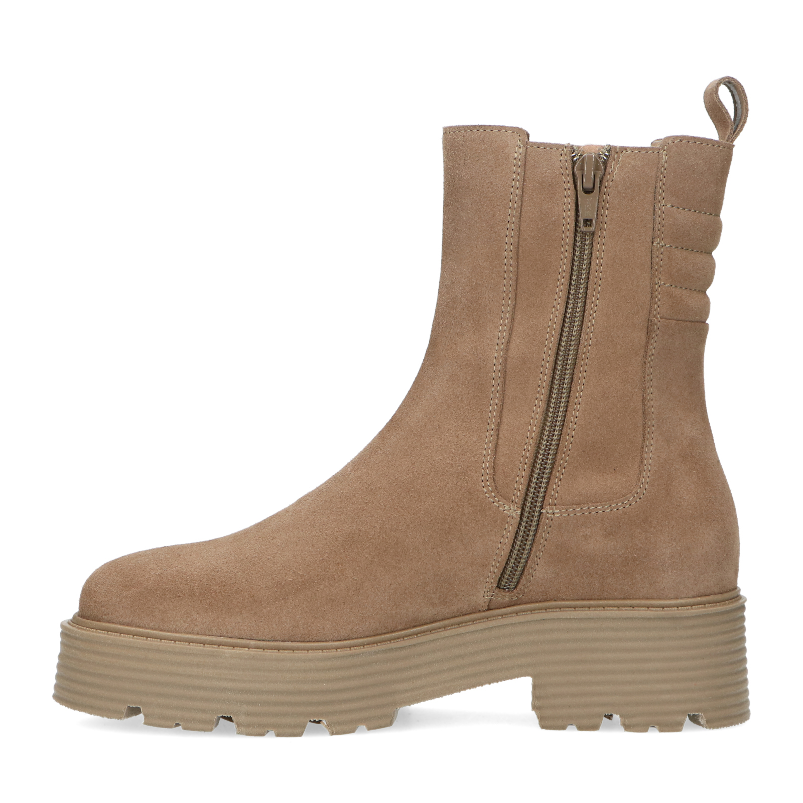 Beige suede chelsea boots 2025 womens