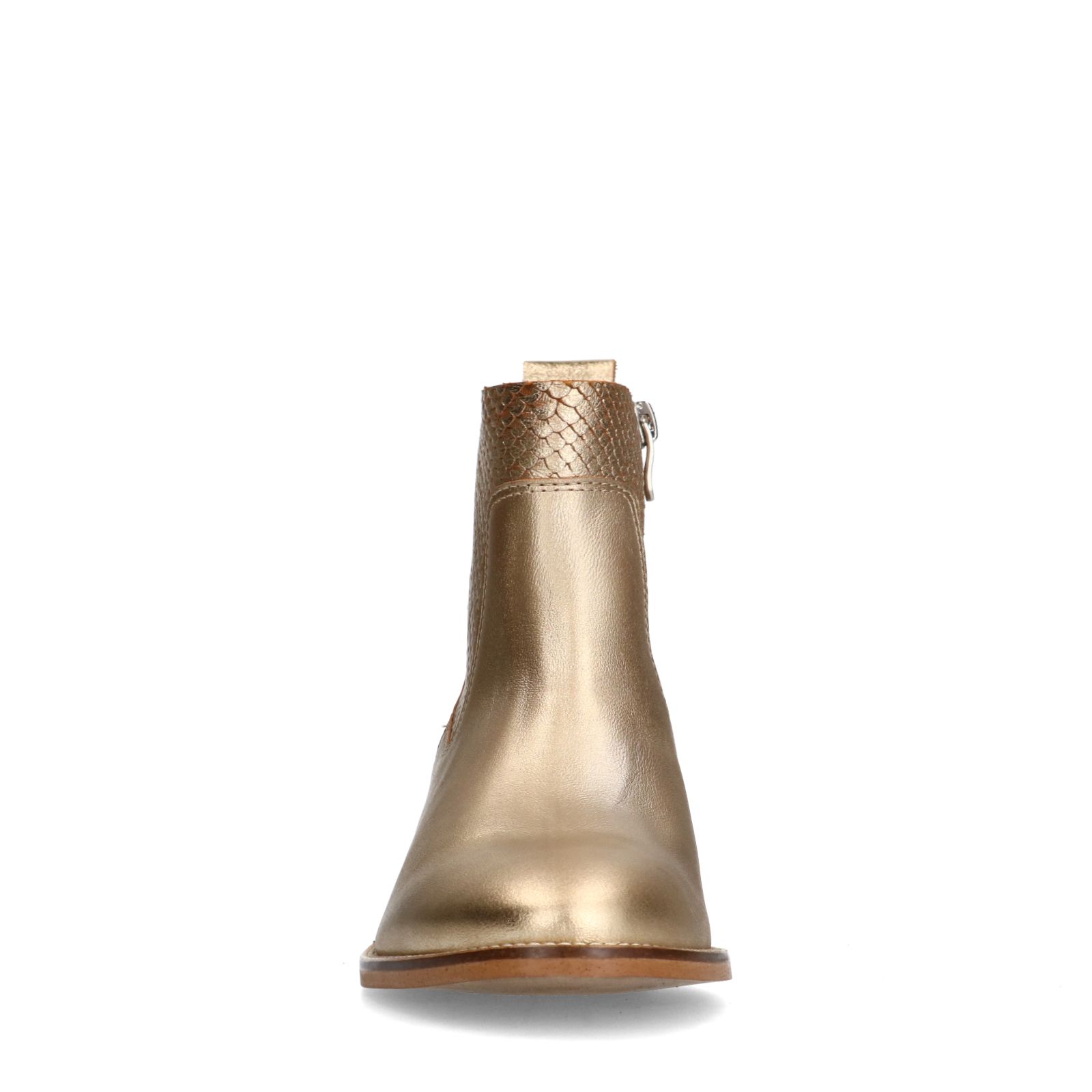 Gouden leren cowboylaarsjes