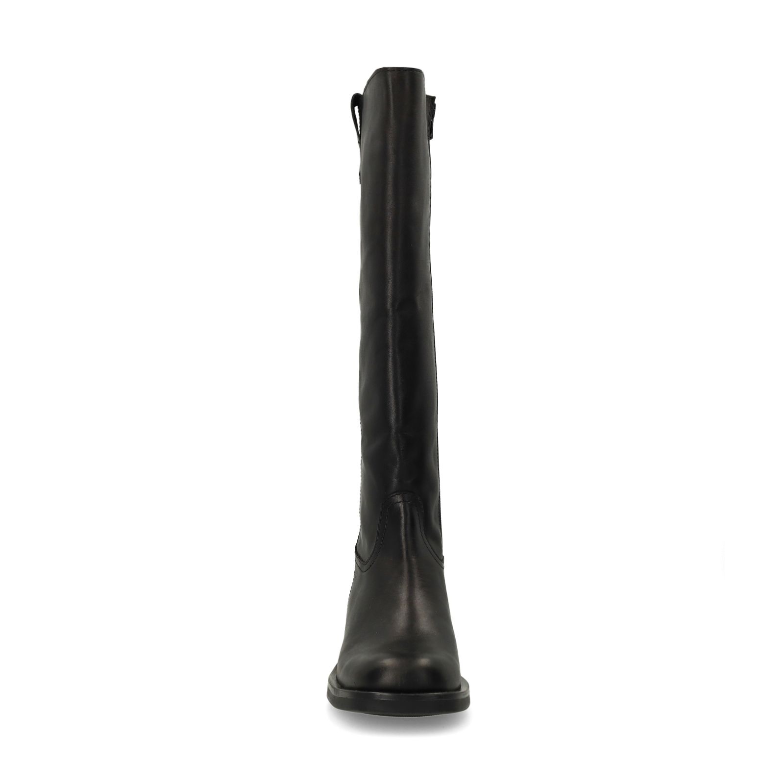 Schwarze Lederstiefel