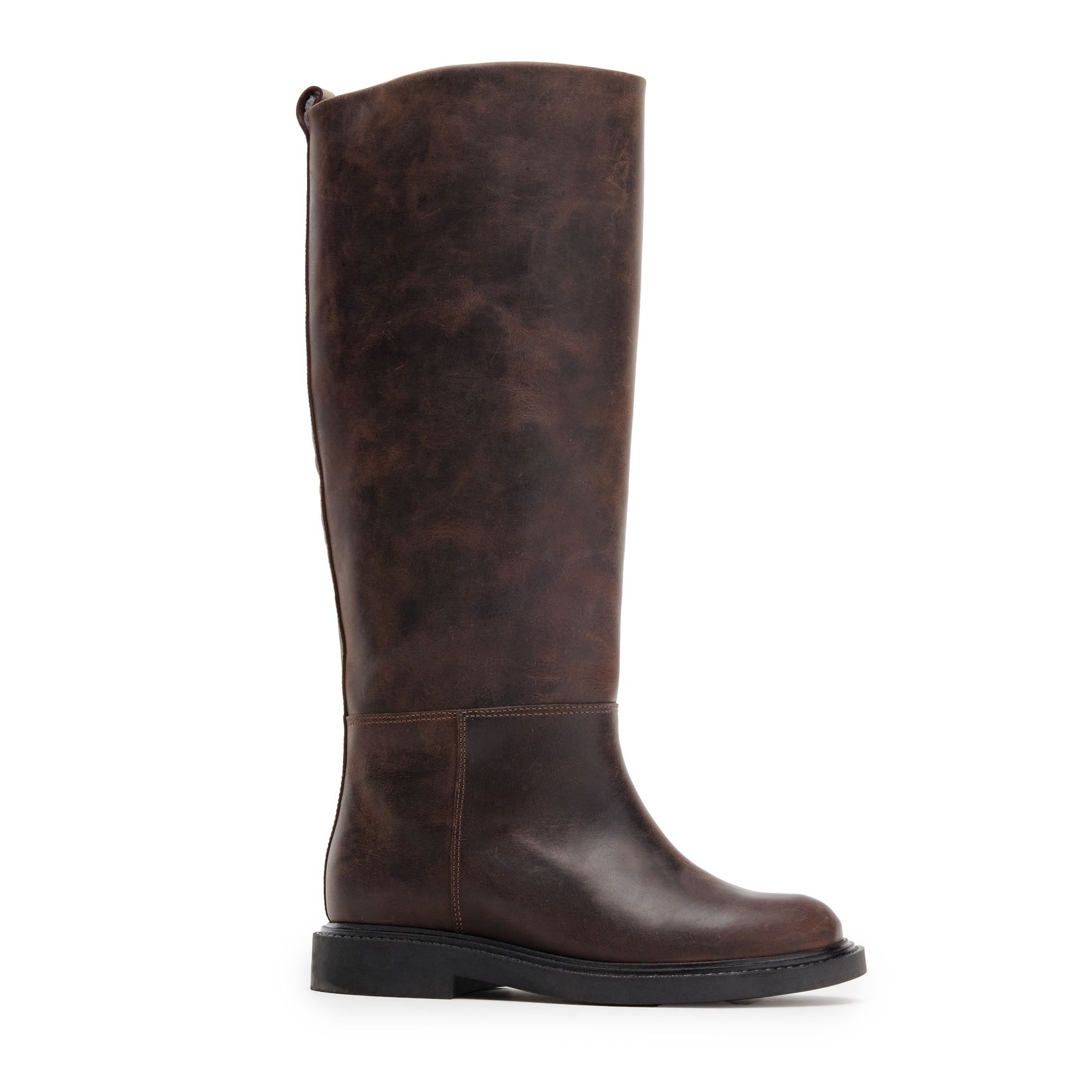Braune Lederstiefel
