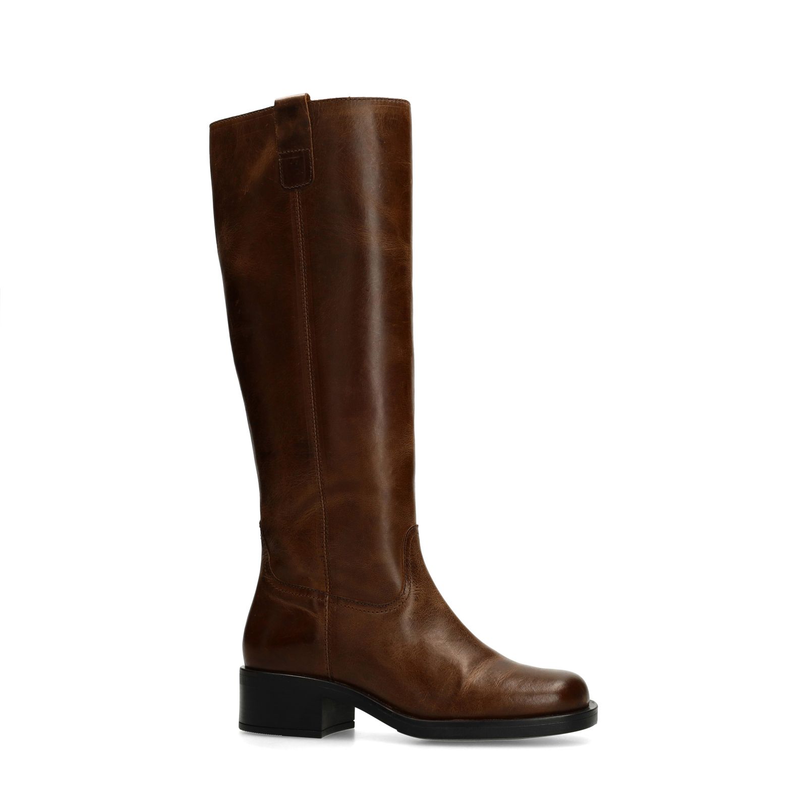 Braune Lederstiefel
