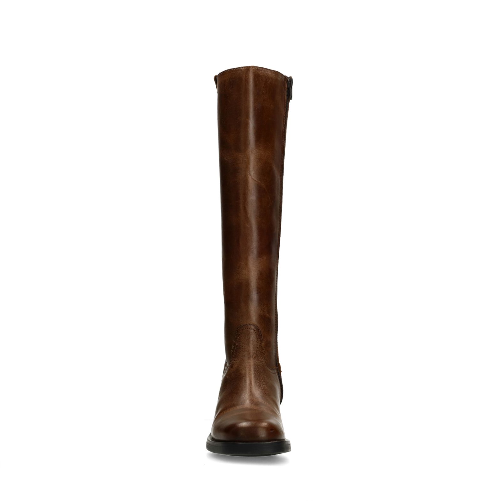 Braune Lederstiefel