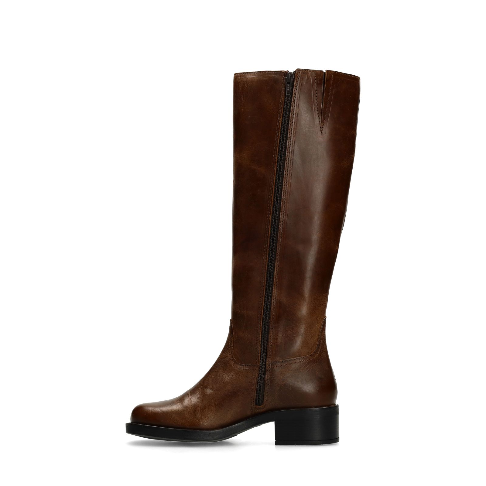 Braune Lederstiefel