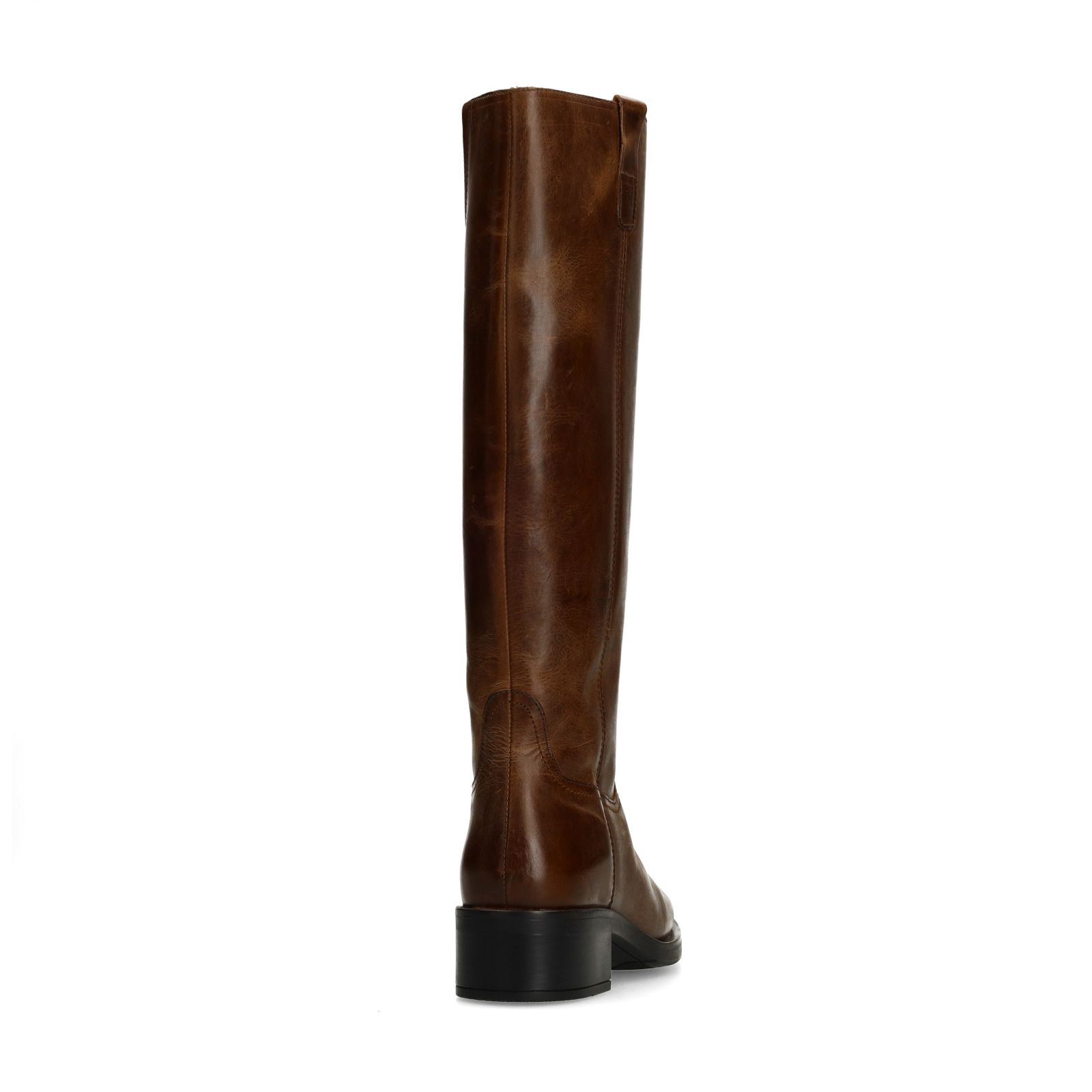 Braune Lederstiefel