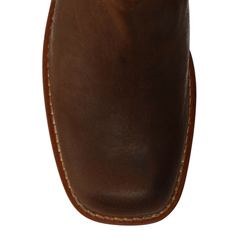 Braune Lederstiefel