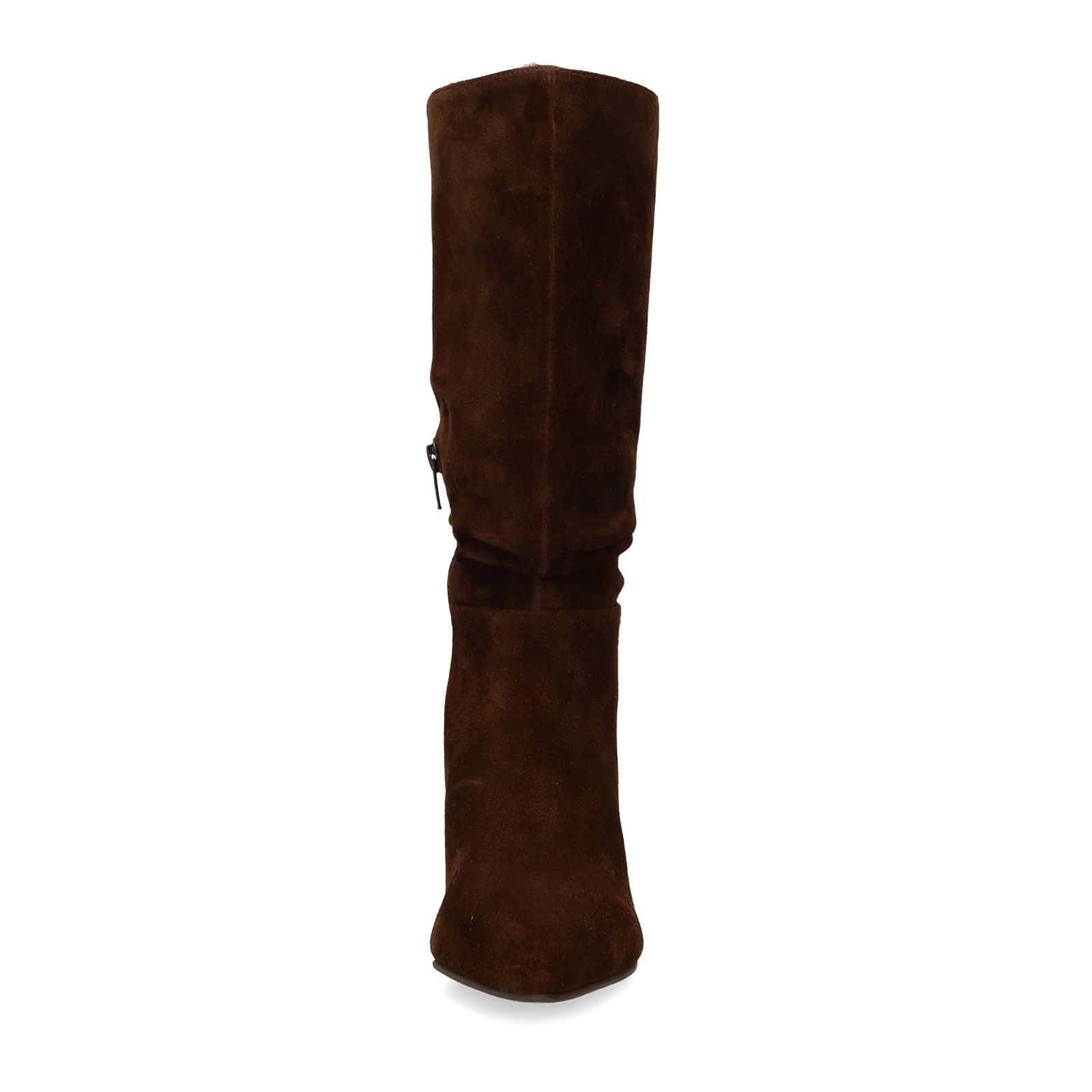 Braune Veloursleder-Stiefel