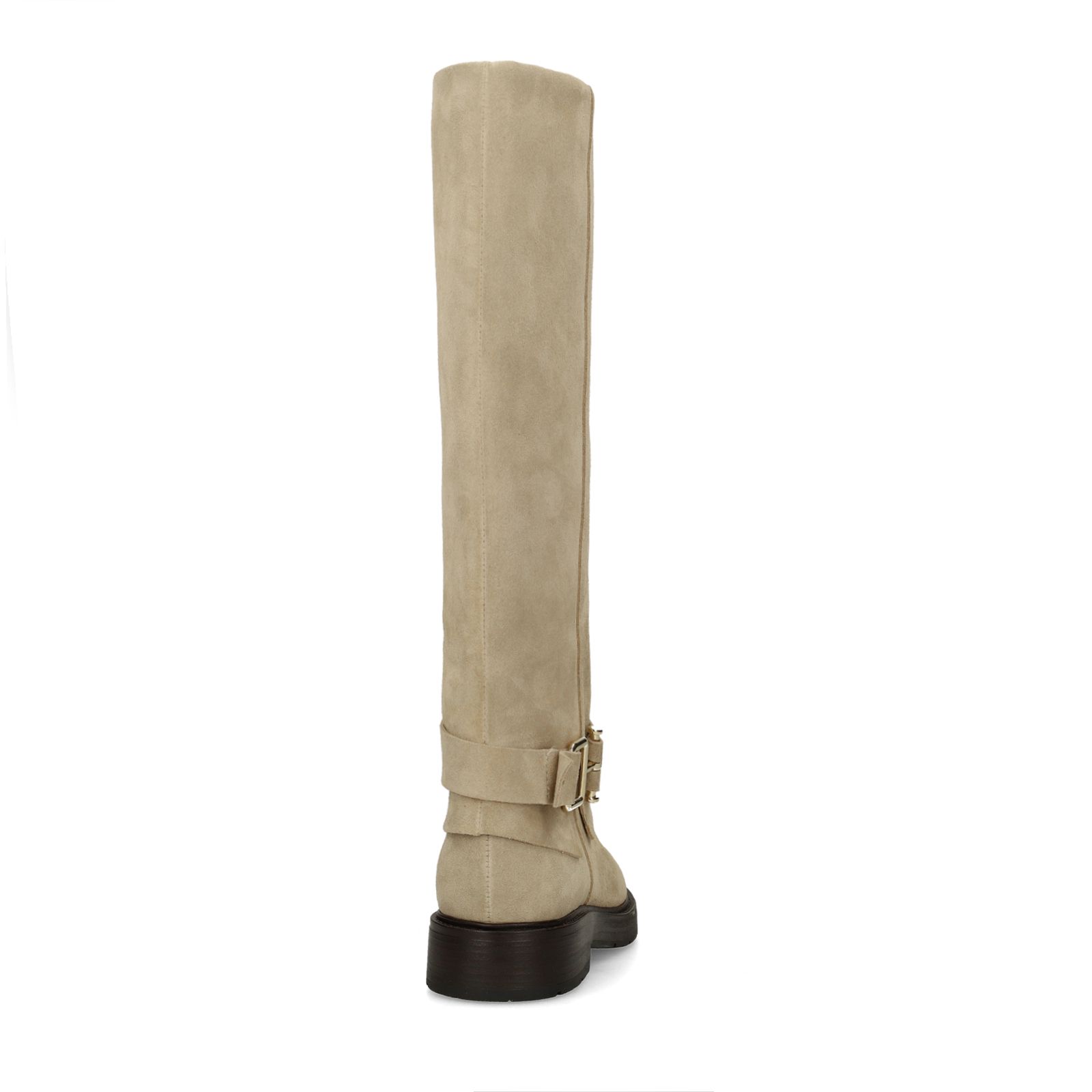 Beige suède hoge laarzen