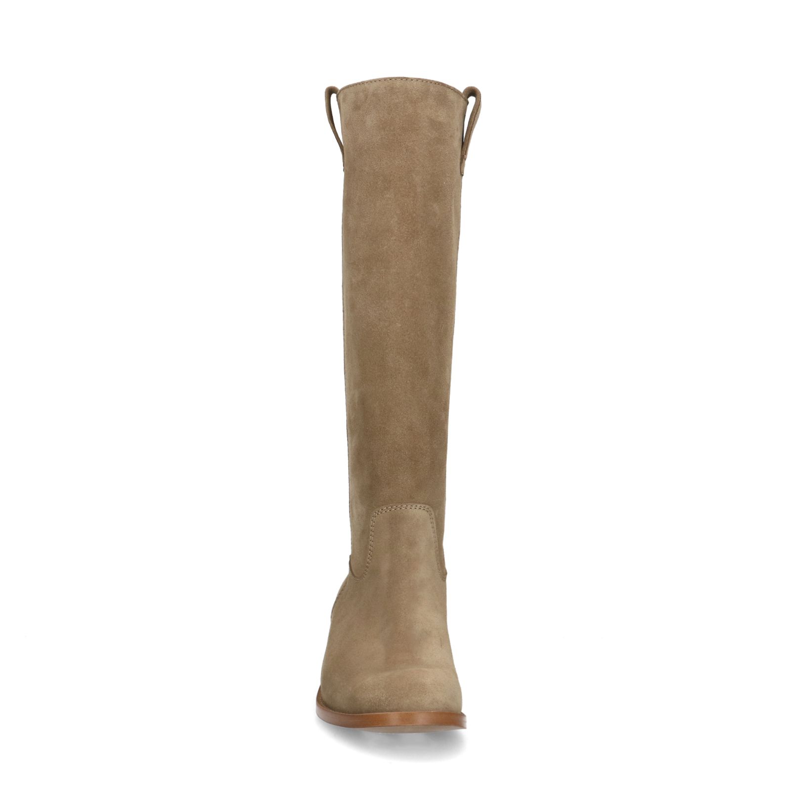 Beige suède laars