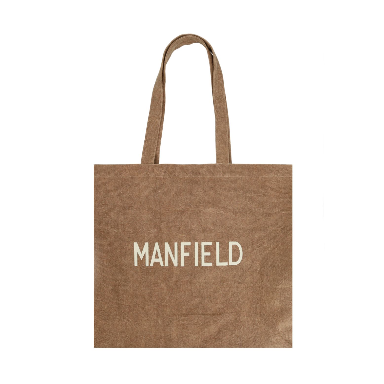 Bruine stoffen shopper