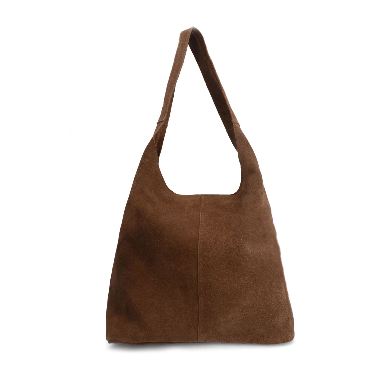 Bruine suède shopper