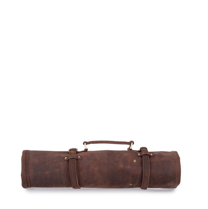 Braunes Leder-Etui