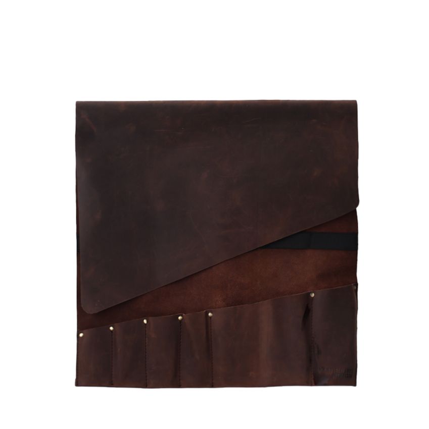 Braunes Leder-Etui