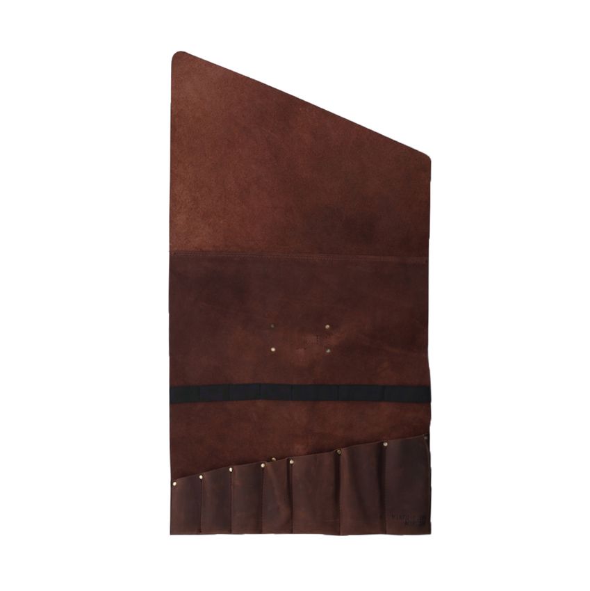 Braunes Leder-Etui