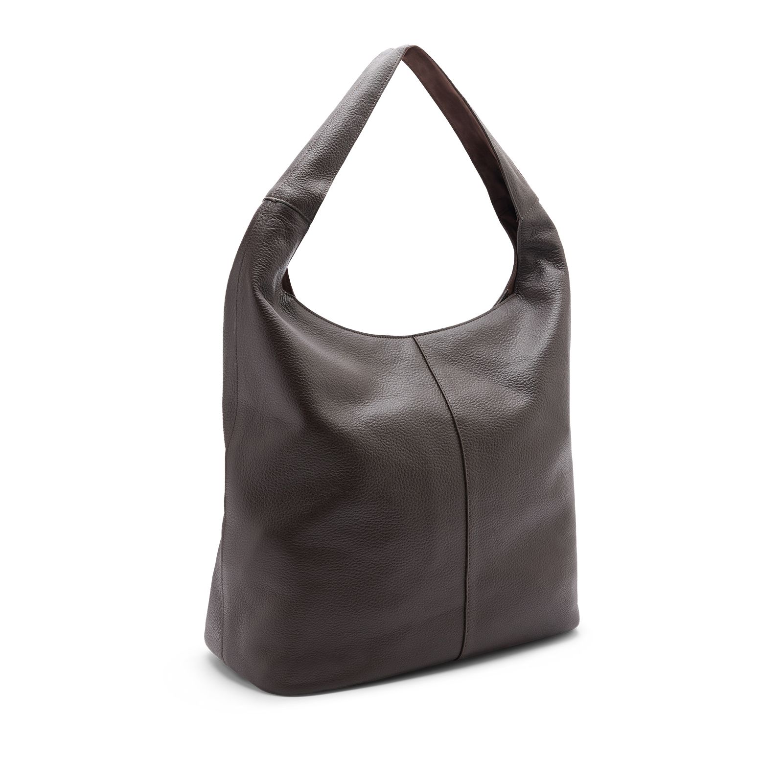 Bruine leren shopper