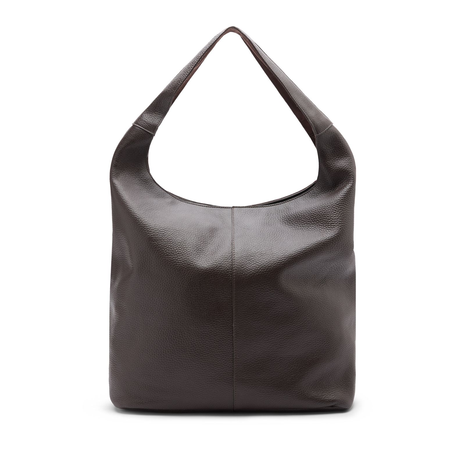 Bruine leren shopper