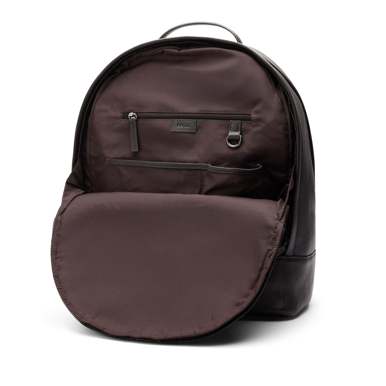 Bruine leren unisex rugzak