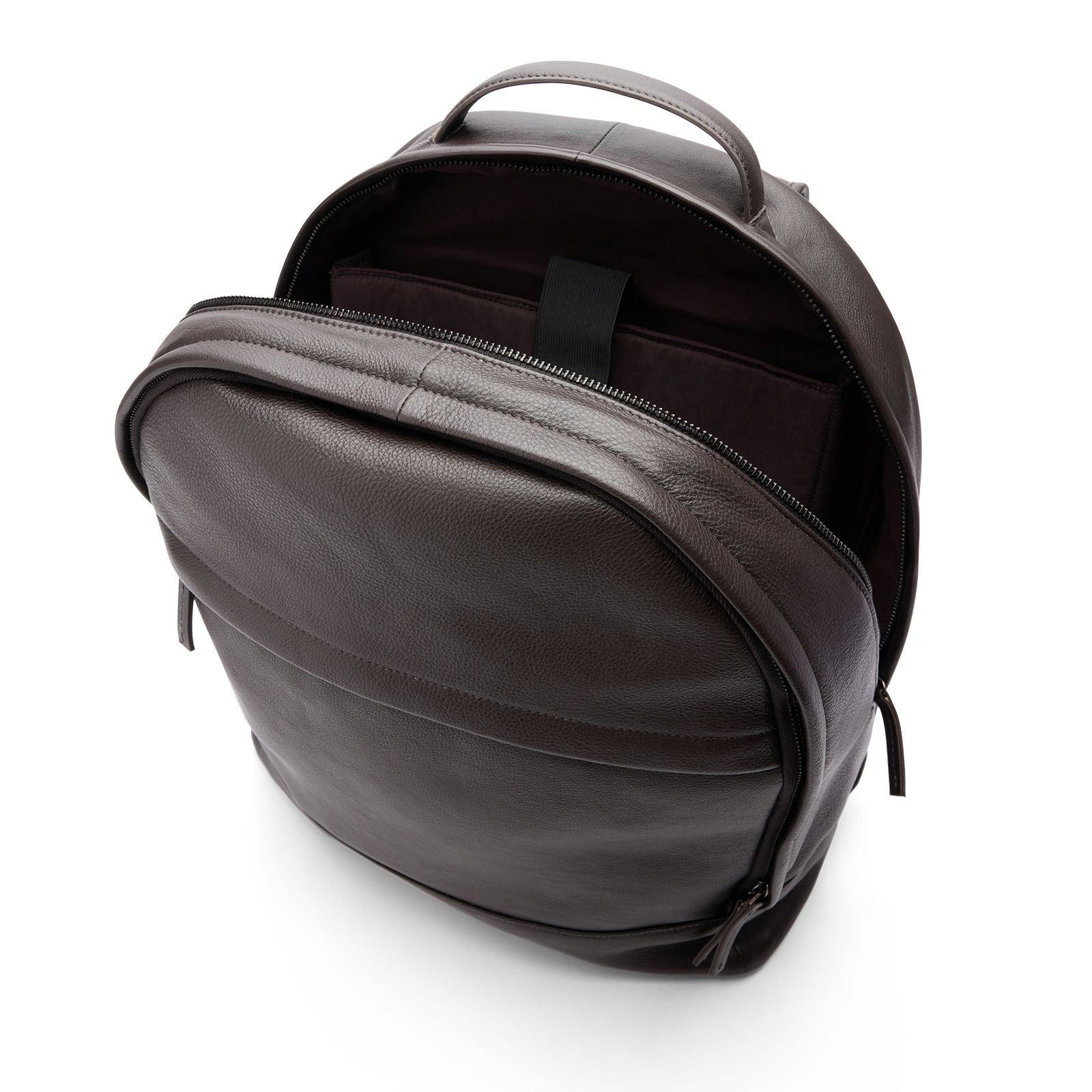 Bruine leren unisex rugzak