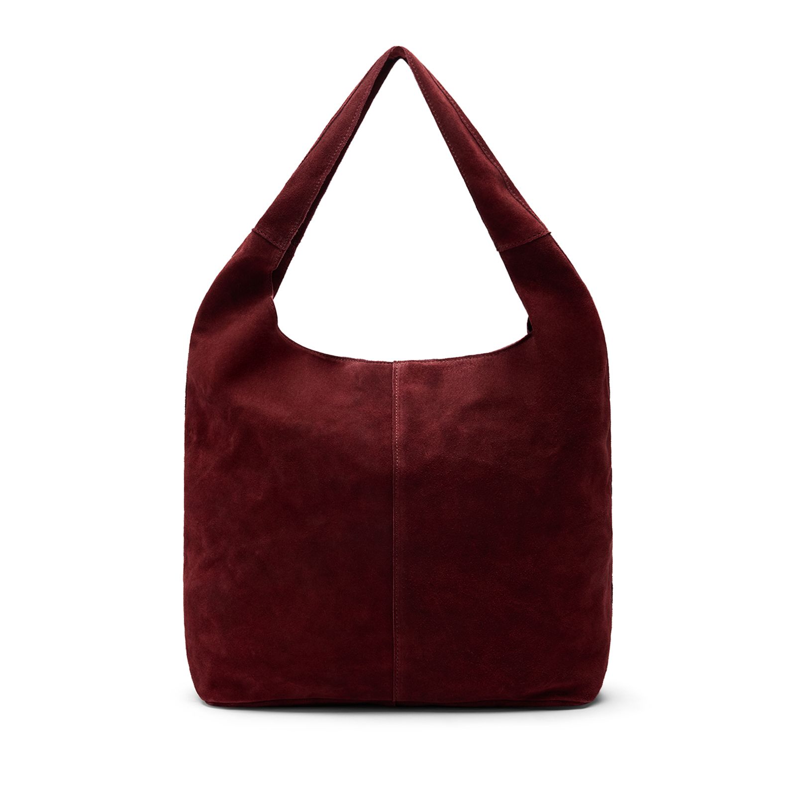 Rode suède shopper