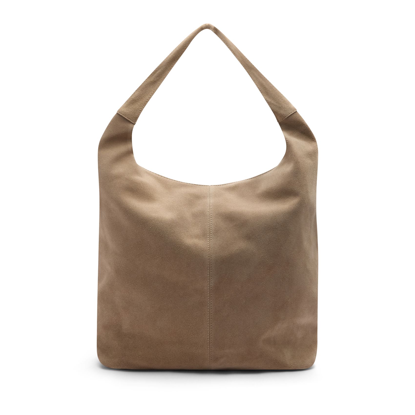 Beige suède shopper