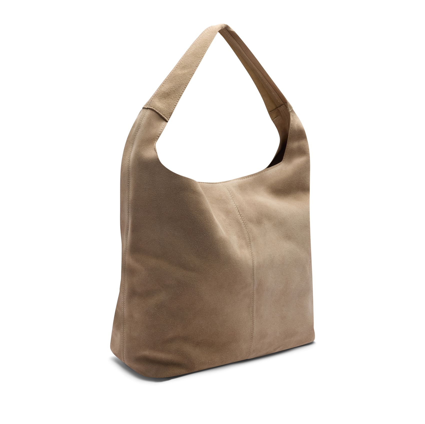 Beige suède shopper