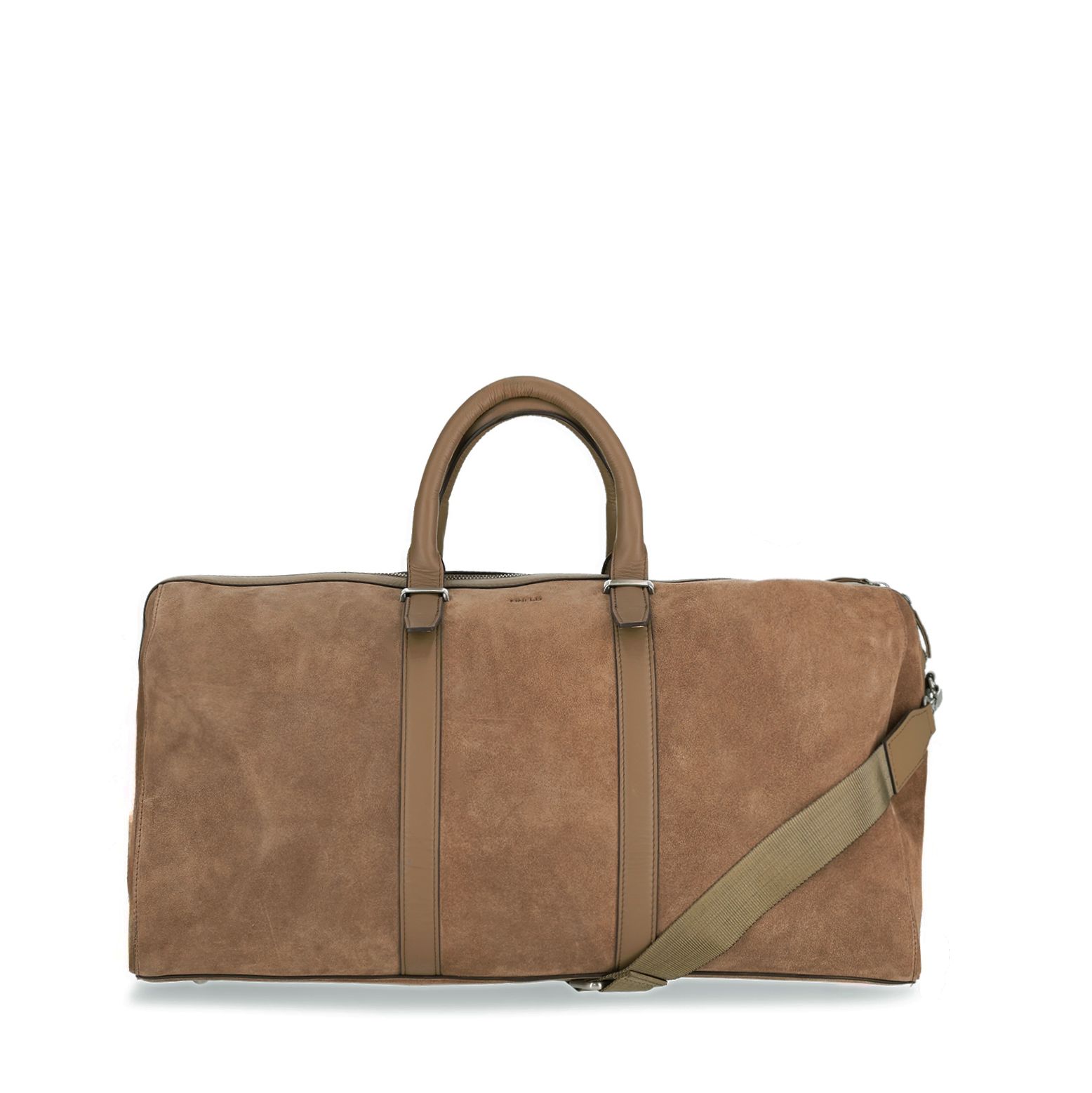 Taupe suède weekendtas
