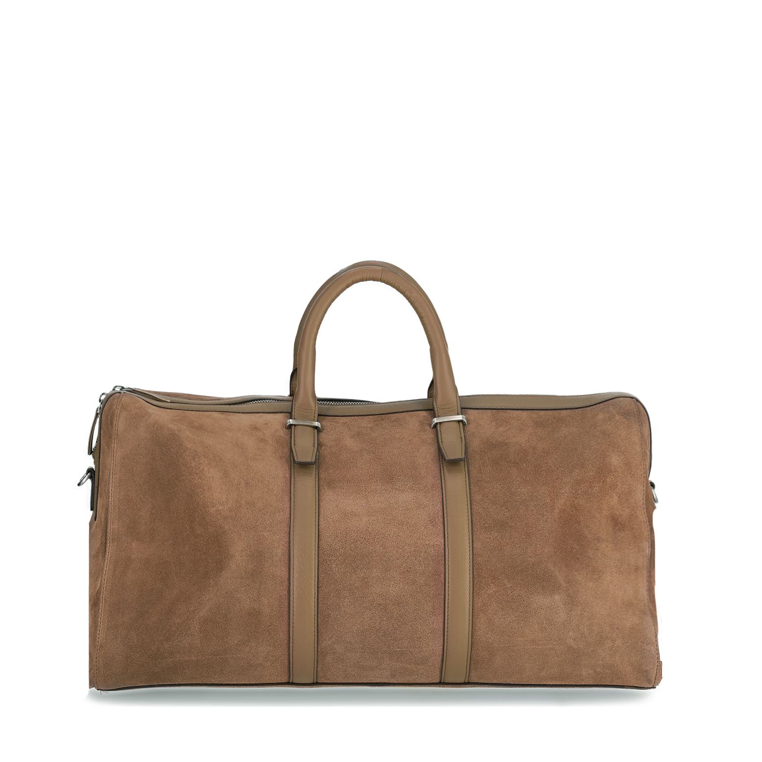 Taupe suède weekendtas