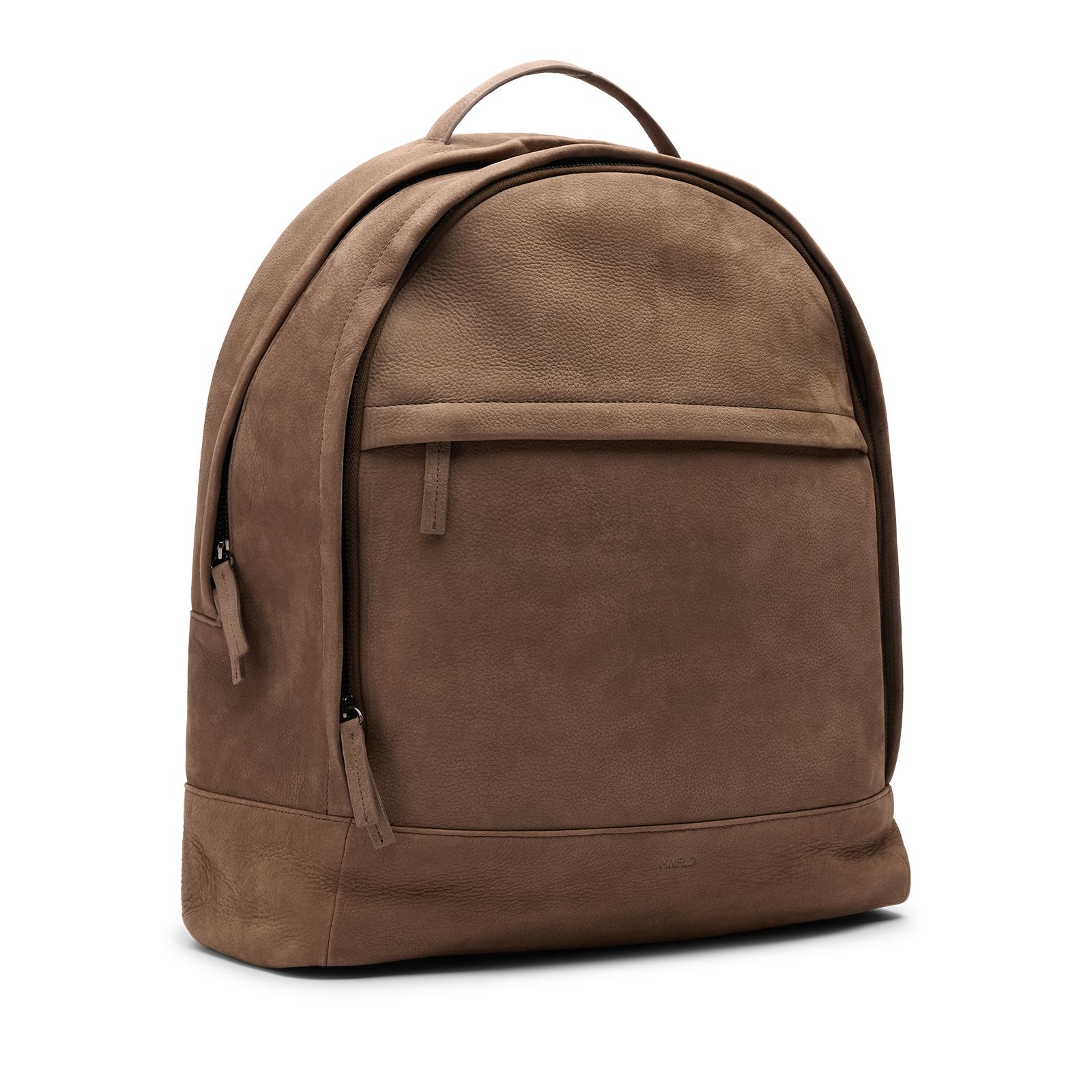 Taupe nubuck unixex rugzak