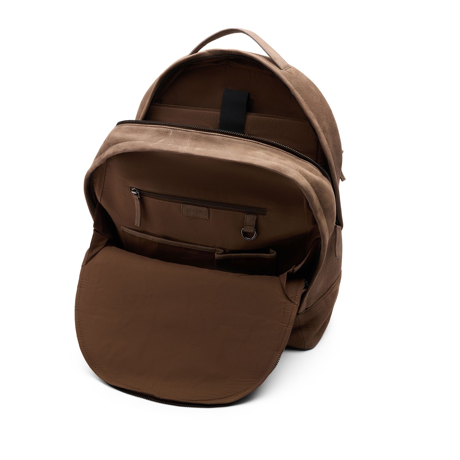 Taupe nubuck unixex rugzak