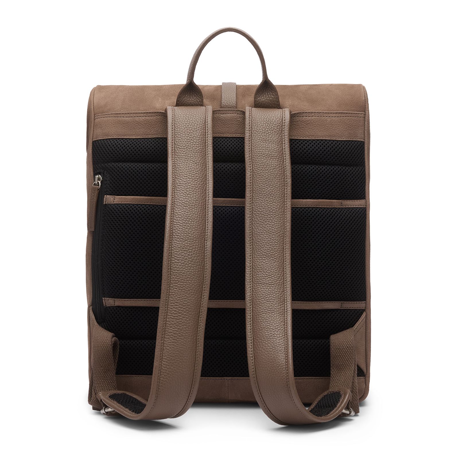 Taupe nubuck rugzak