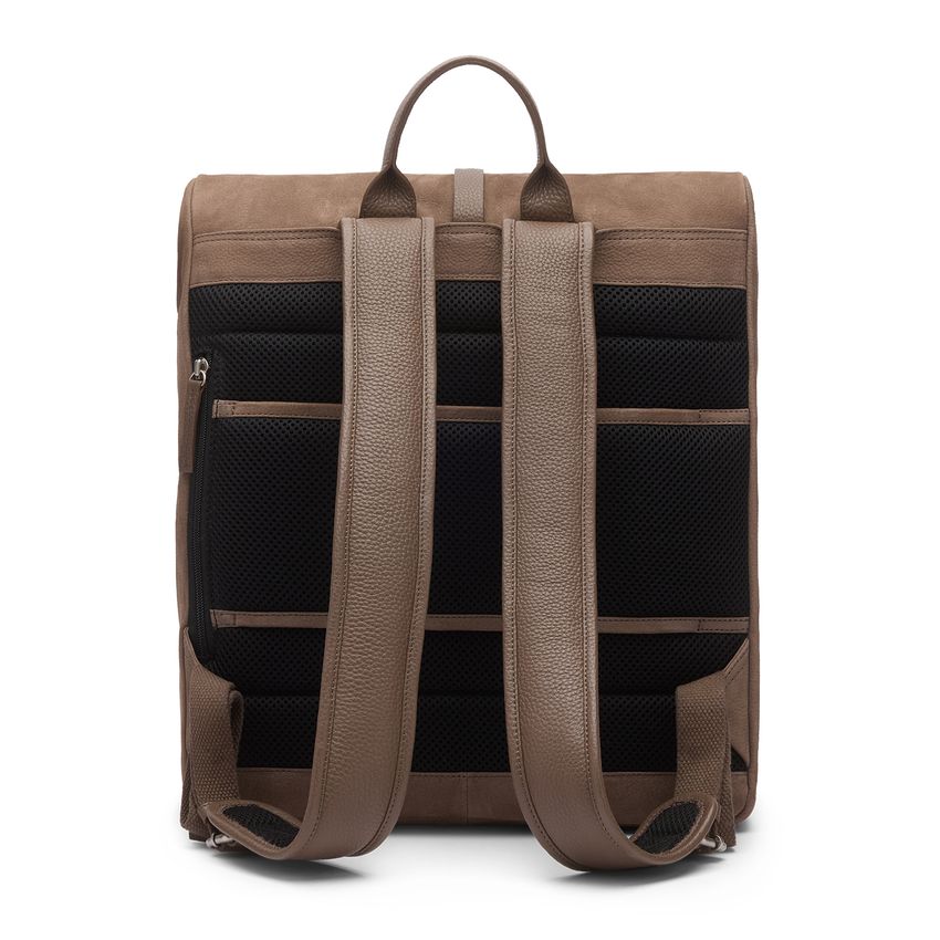 Taupe nubuck rugzak