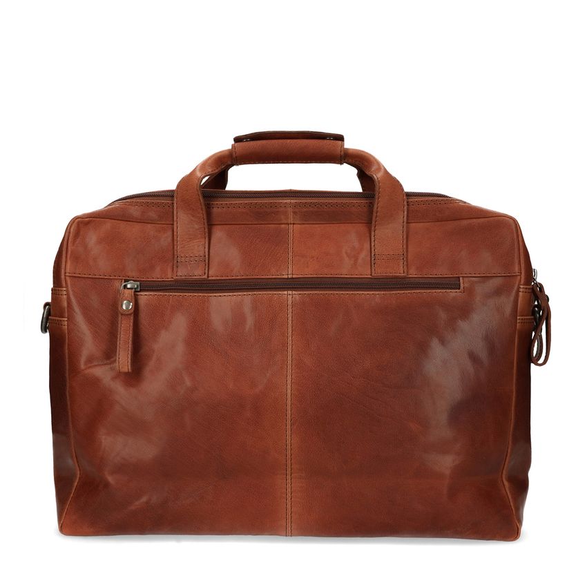 Braune Laptoptasche aus Leder