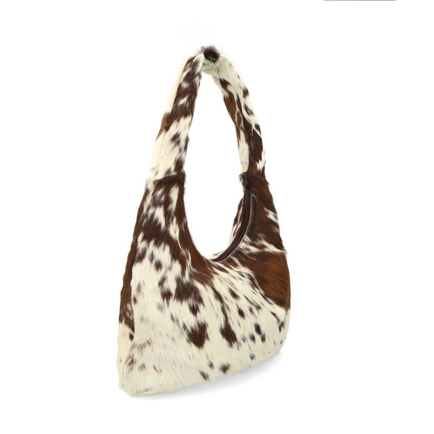 Schoudertas met cowprint